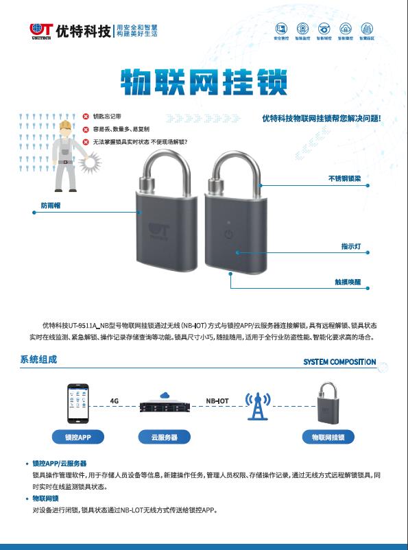 物联网挂锁